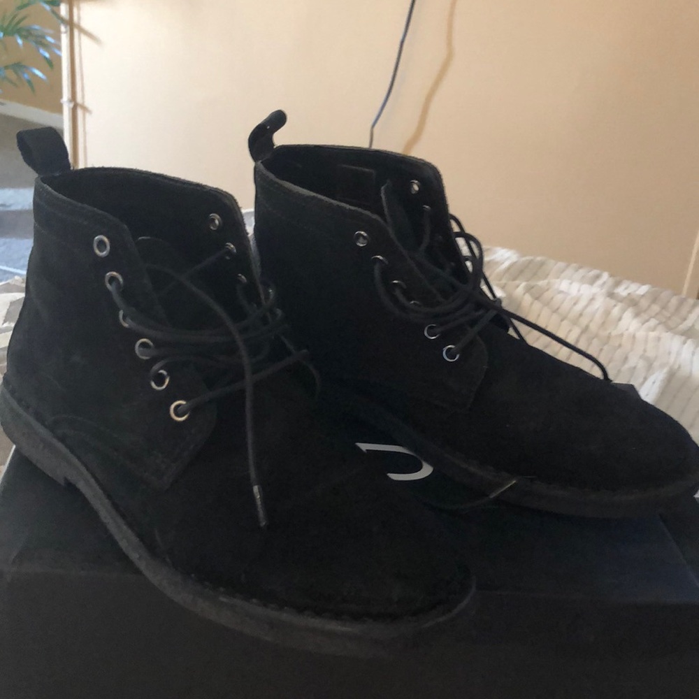 ASOS Design Black Suede Boots